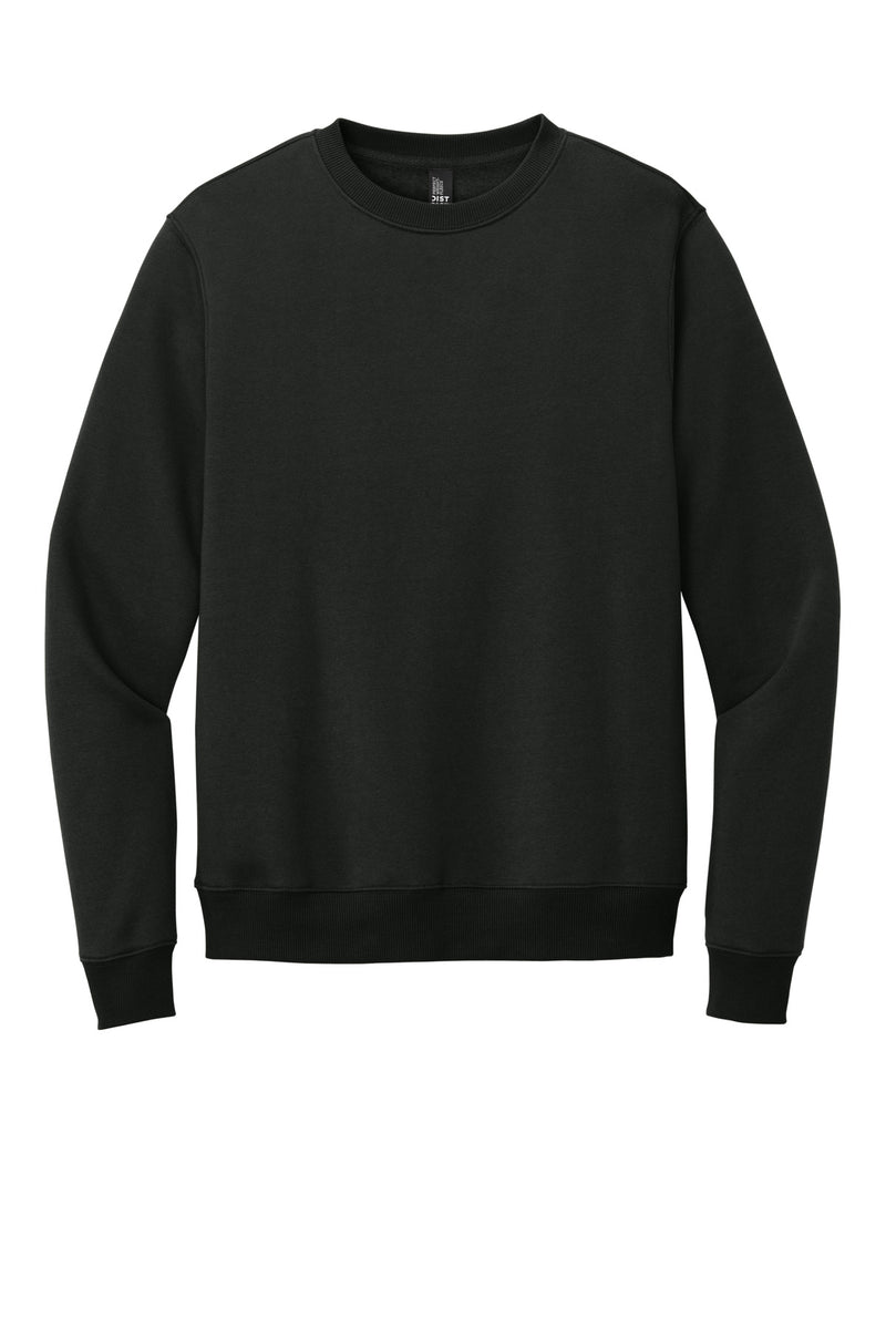 District Perfect Weight Fleece Crew - Jet Black