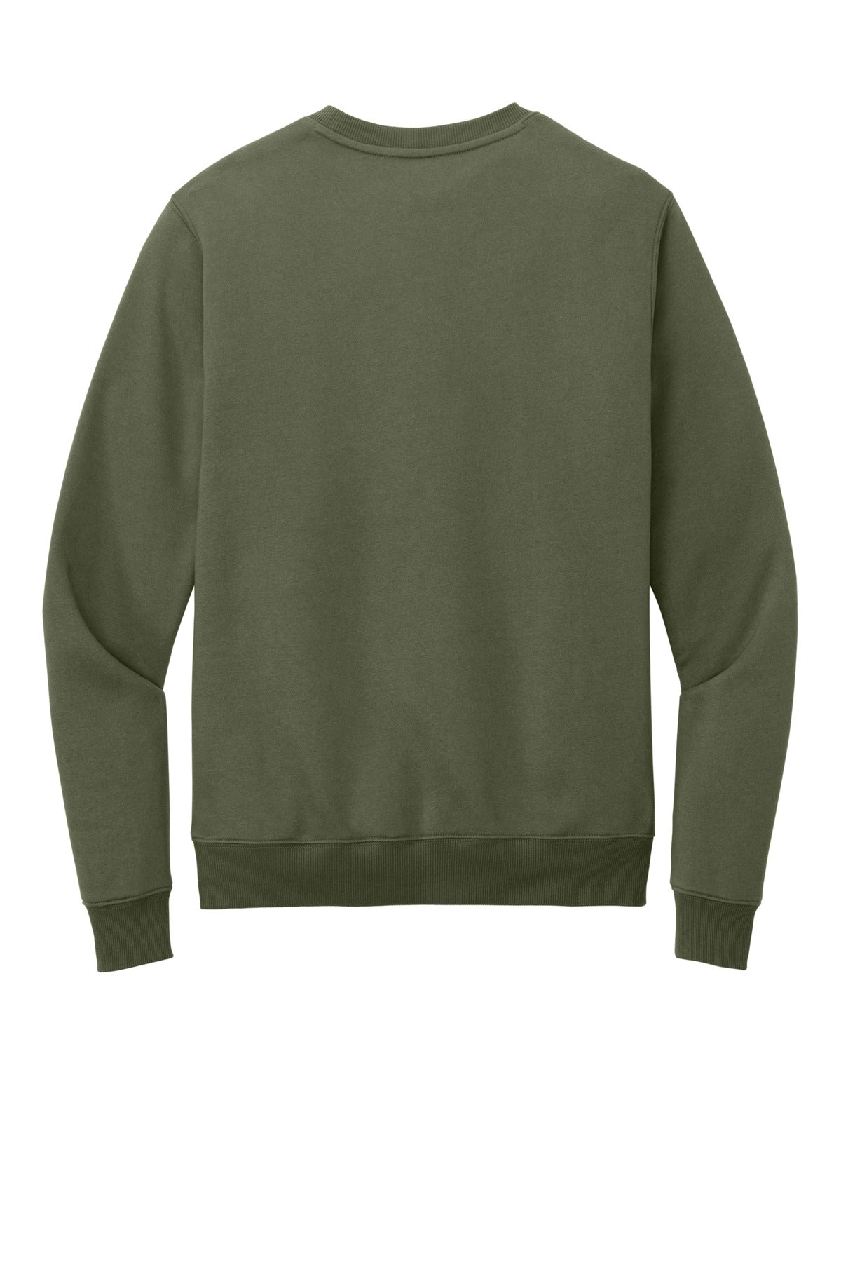 District Perfect Weight Fleece Crew - Military Green