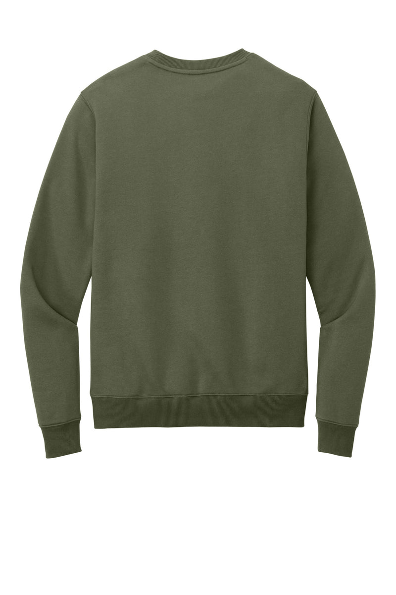 District Perfect Weight Fleece Crew - Military Green