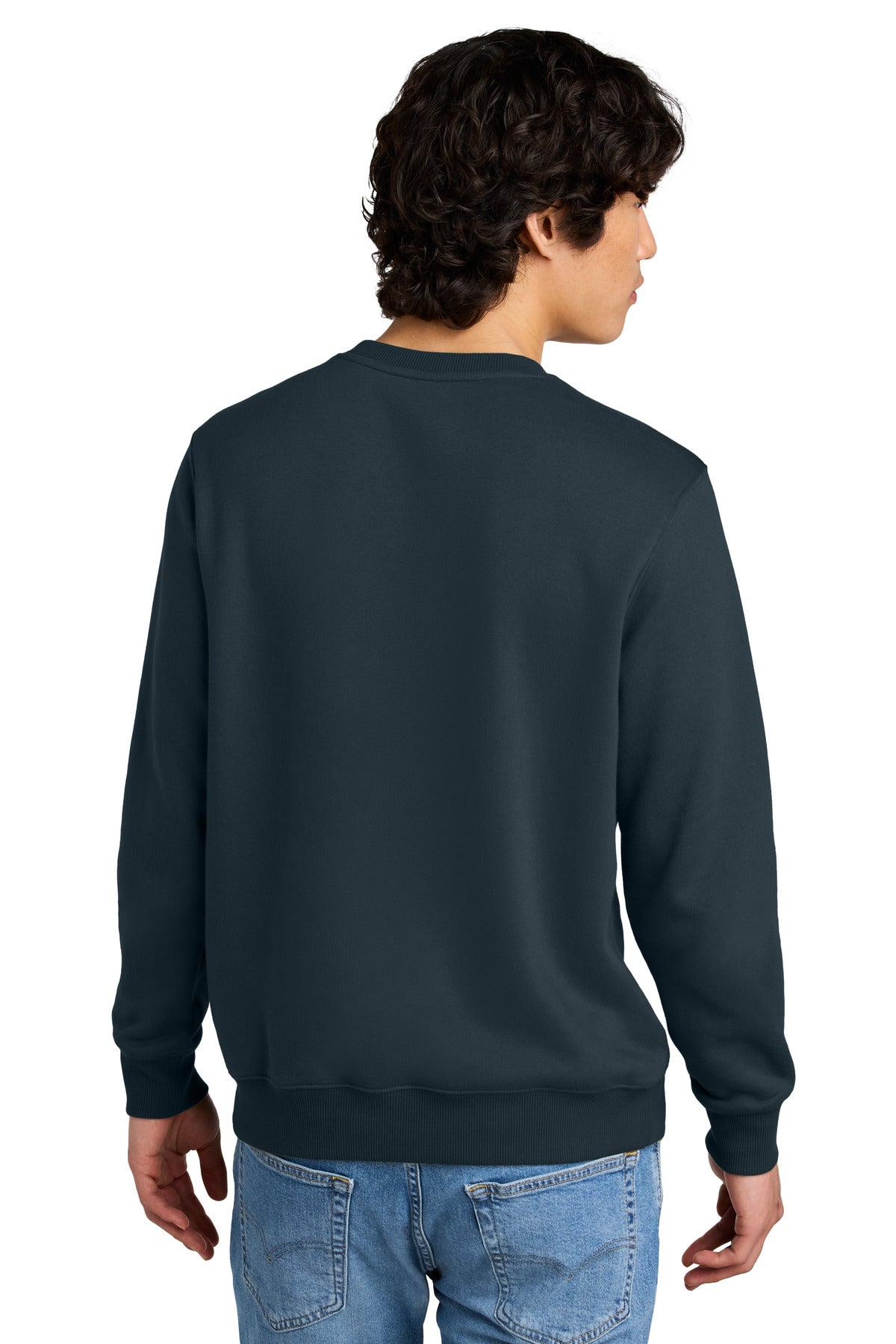 District Perfect Weight Fleece Crew - New Navy