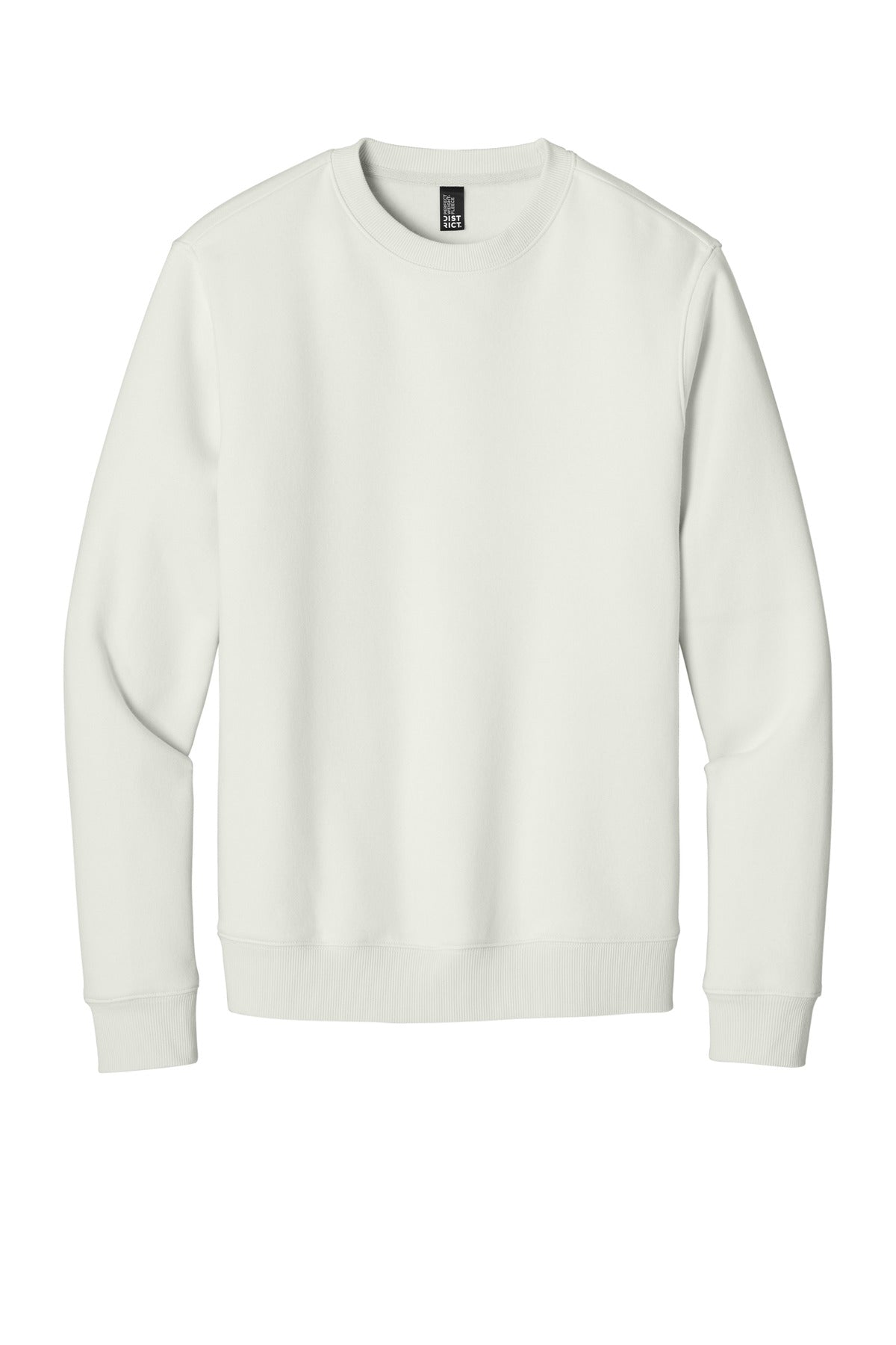 District Perfect Weight Fleece Crew - White Onyx