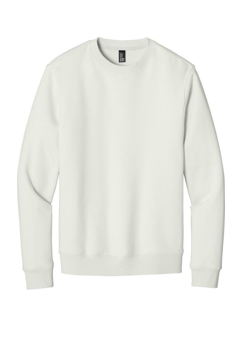 District Perfect Weight Fleece Crew - White Onyx