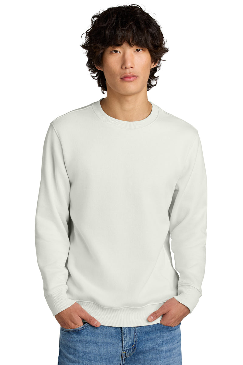 District Perfect Weight Fleece Crew - White Onyx