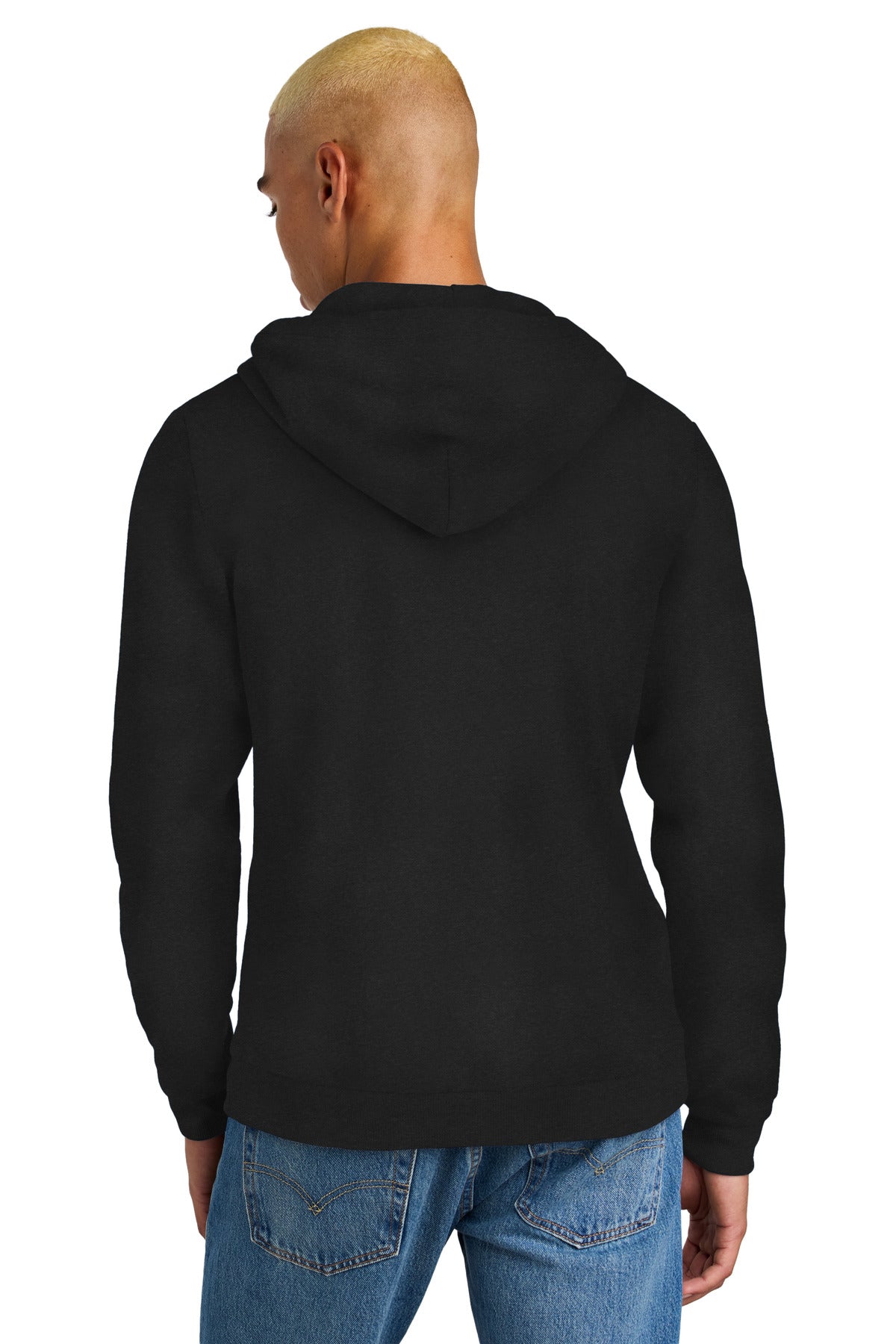 District Perfect Tri Fleece Pullover Hoodie - Black