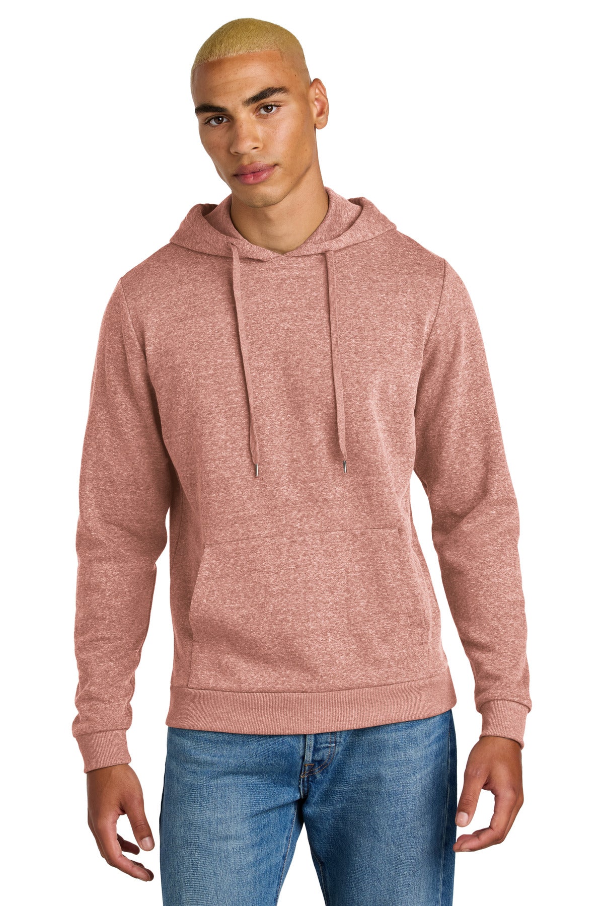 District Perfect Tri Fleece Pullover Hoodie - Blush Frost