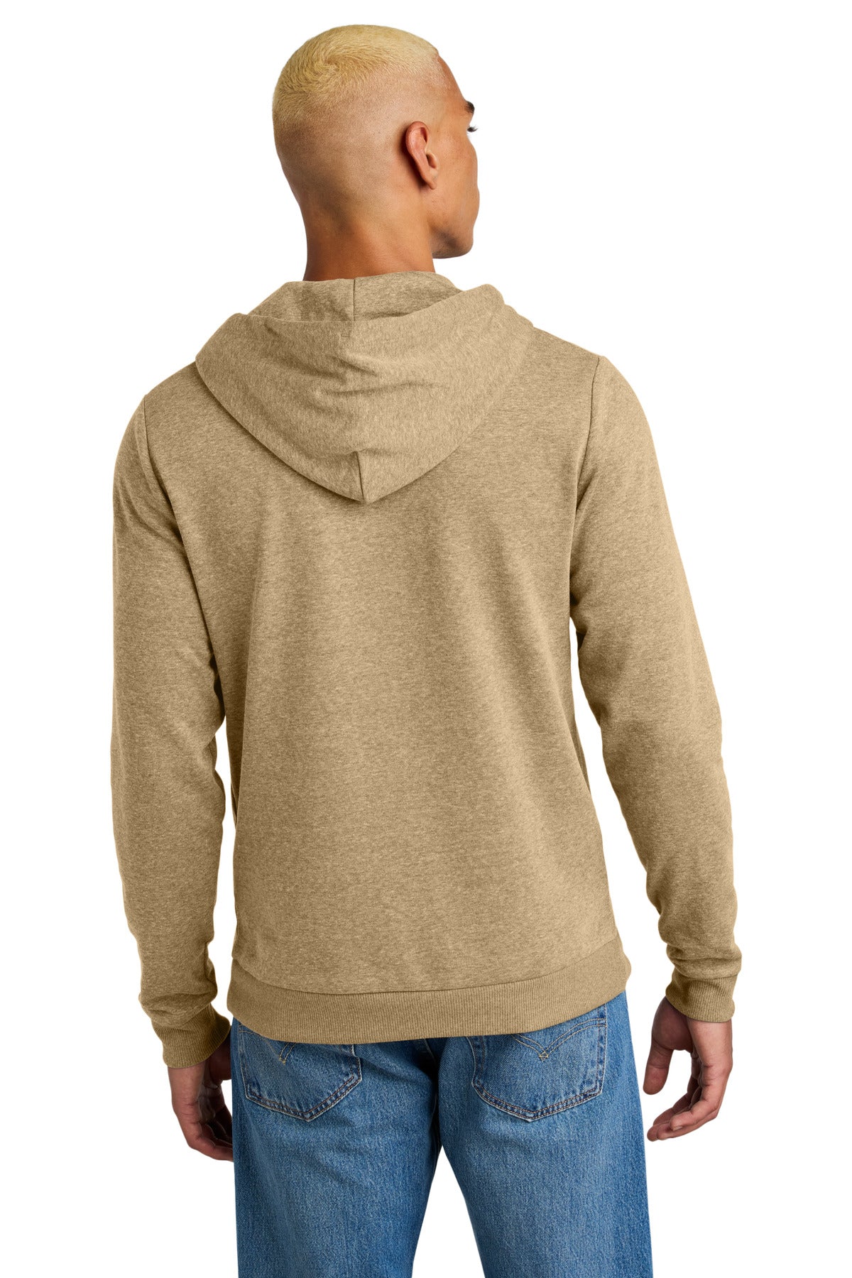 District Perfect Tri Fleece Pullover Hoodie - Desert Tan Heather