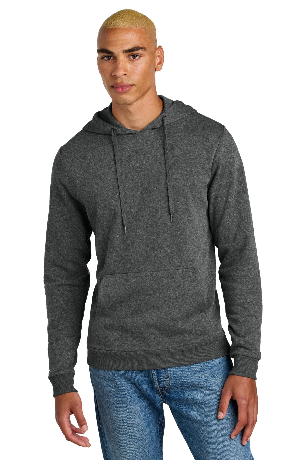 District Perfect Tri Fleece Pullover Hoodie - Heathered Charcoal