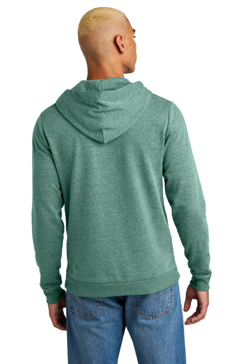 District Perfect Tri Fleece Pullover Hoodie - Heathered Eucalyptus Blue