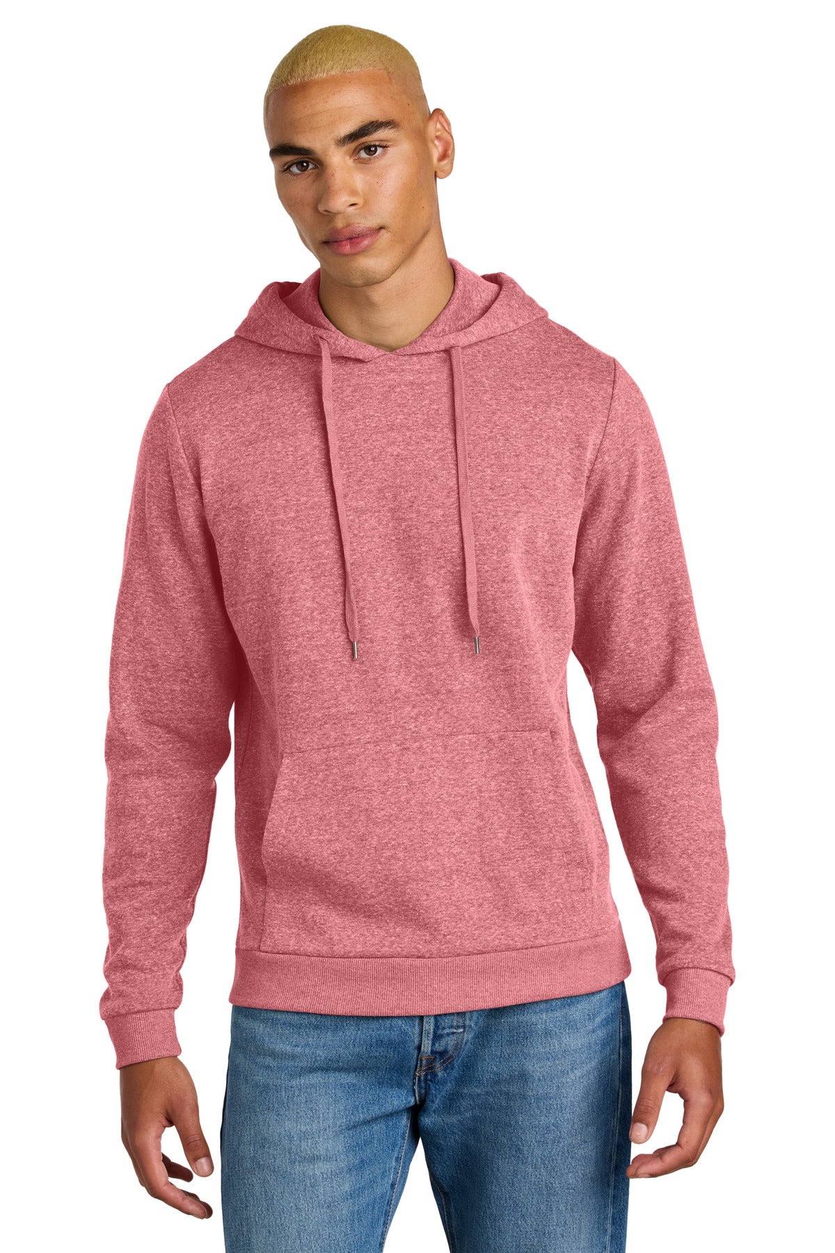 District Perfect Tri Fleece Pullover Hoodie - Red Frost