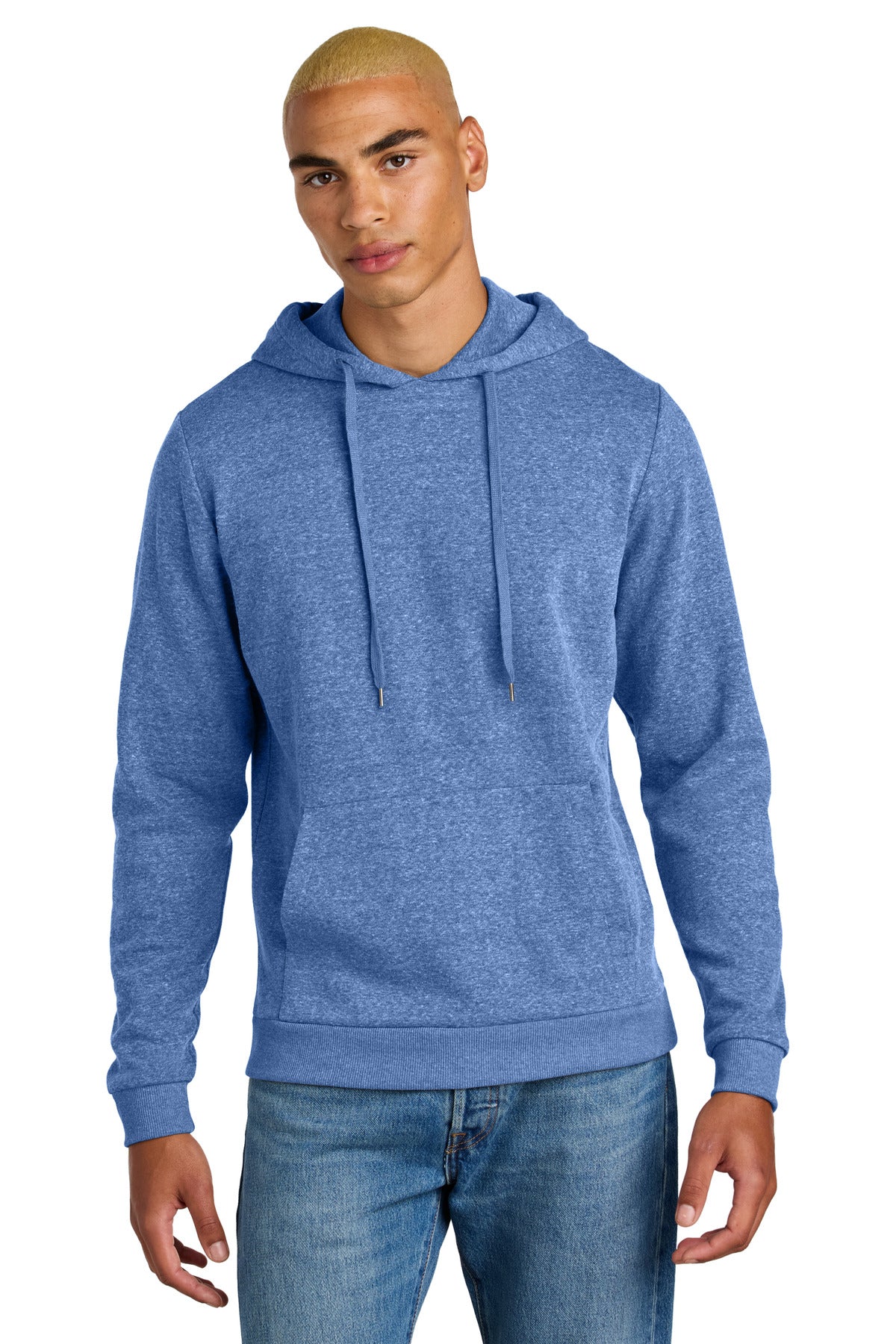 District Perfect Tri Fleece Pullover Hoodie - Royal Frost