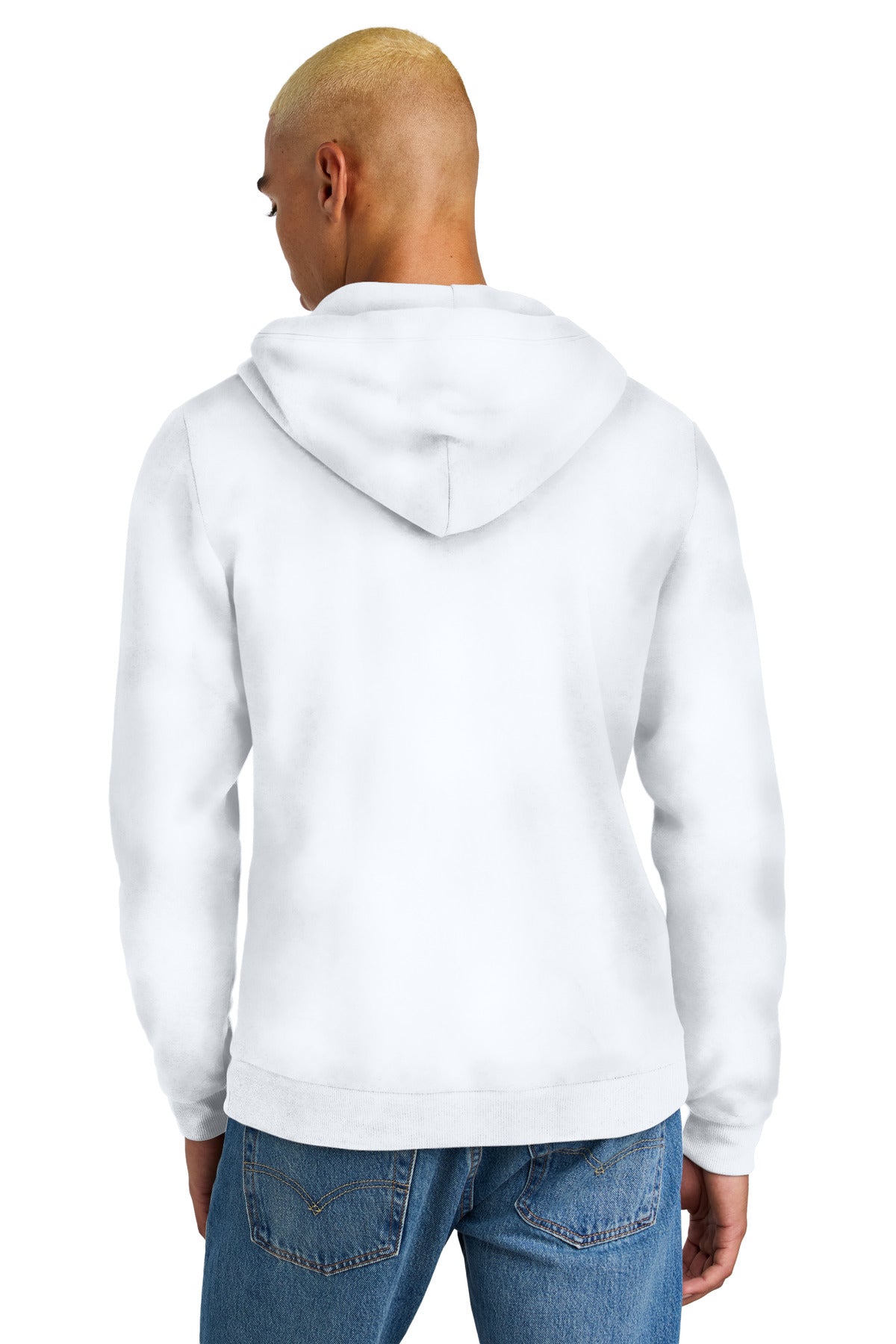 District Perfect Tri Fleece Pullover Hoodie - White