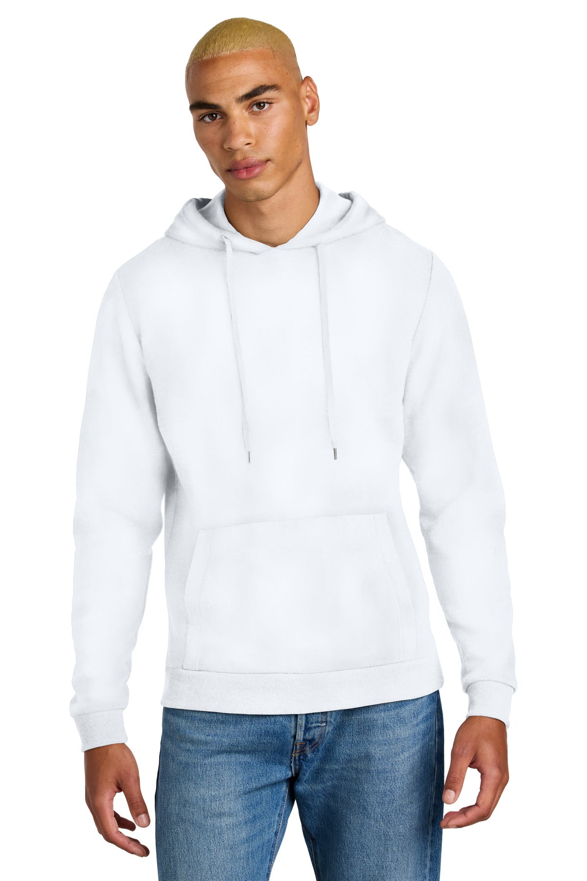District Perfect Tri Fleece Pullover Hoodie - White