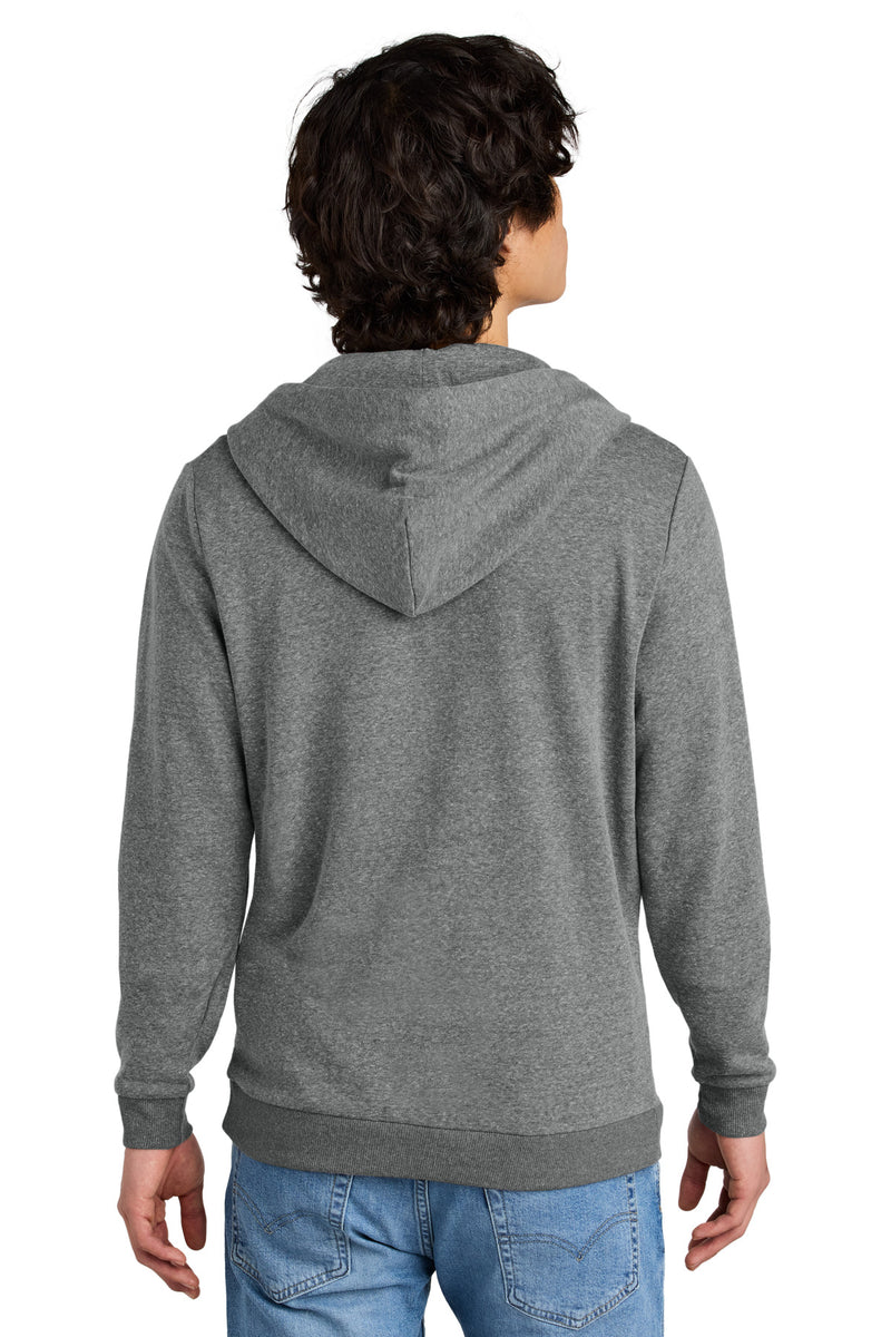 District Perfect Tri Fleece Full-Zip Hoodie - Grey Frost