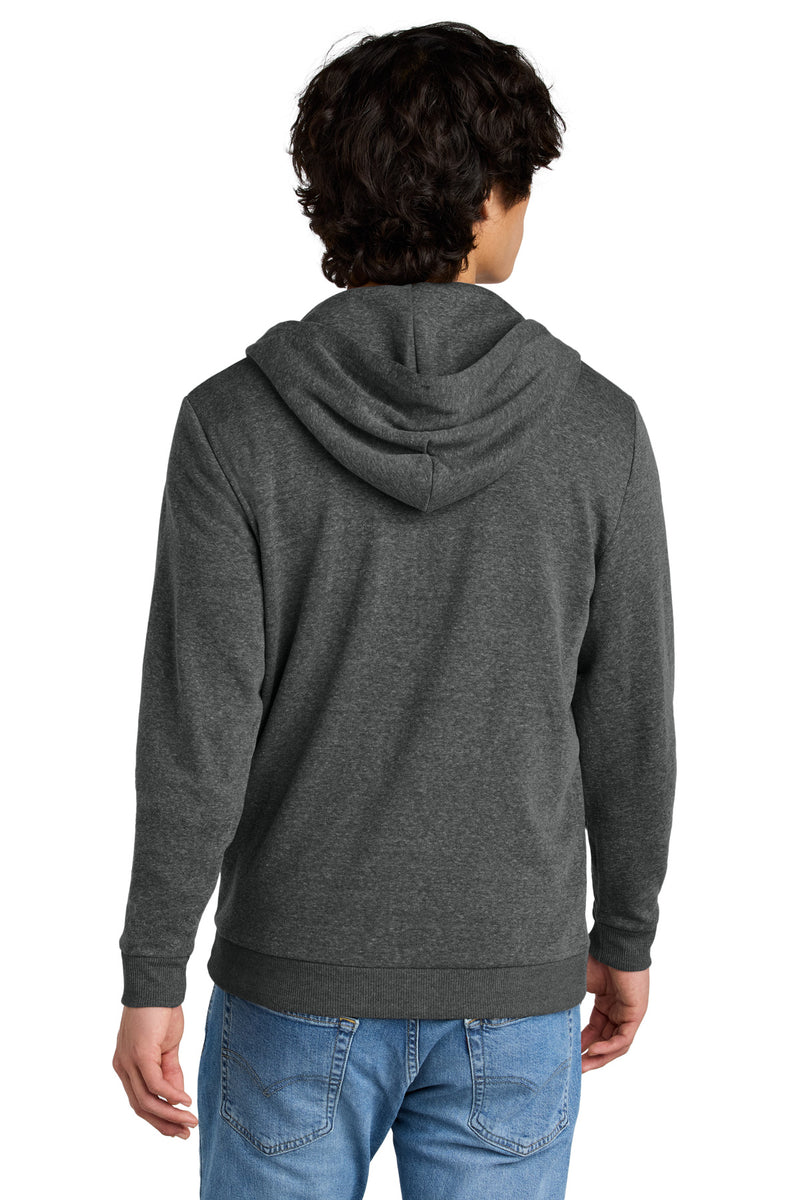 District Perfect Tri Fleece Full-Zip Hoodie - Heathered Charcoal