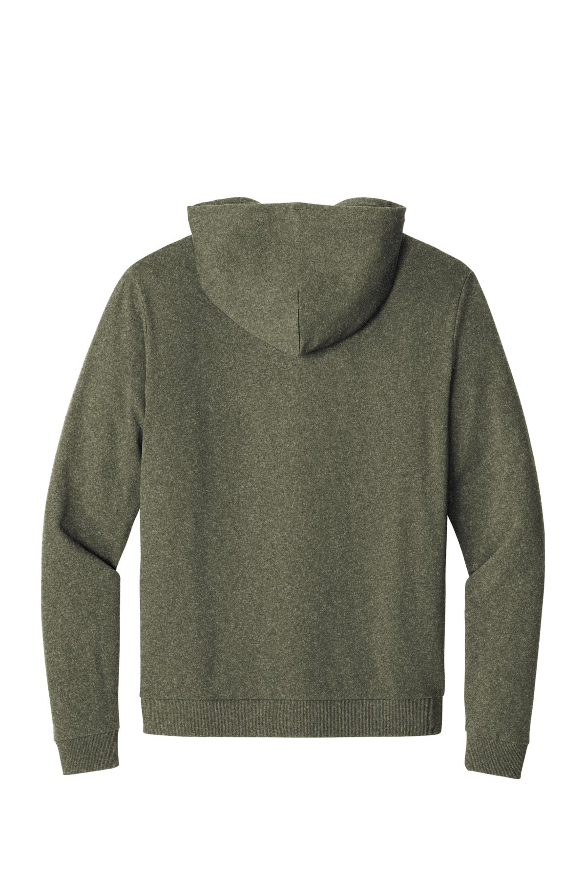 District Perfect Tri Fleece Full-Zip Hoodie - Military Green Frost