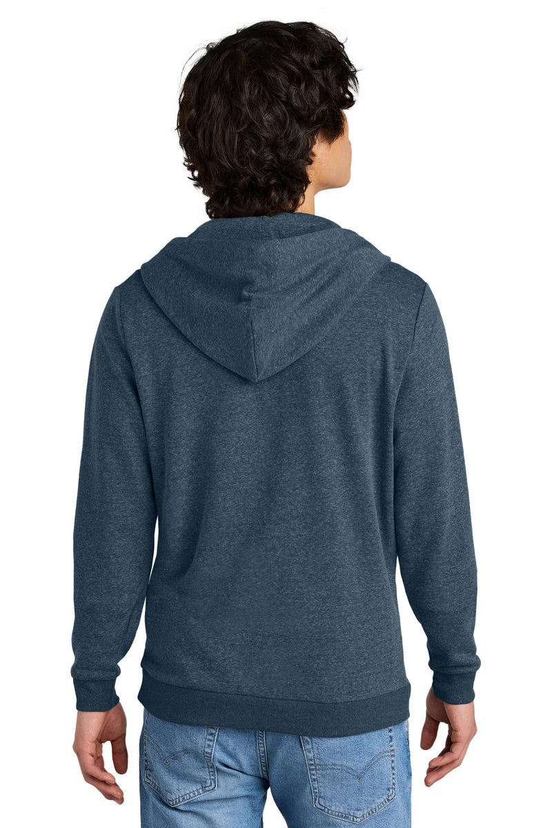 District Perfect Tri Fleece Full-Zip Hoodie - Navy Frost