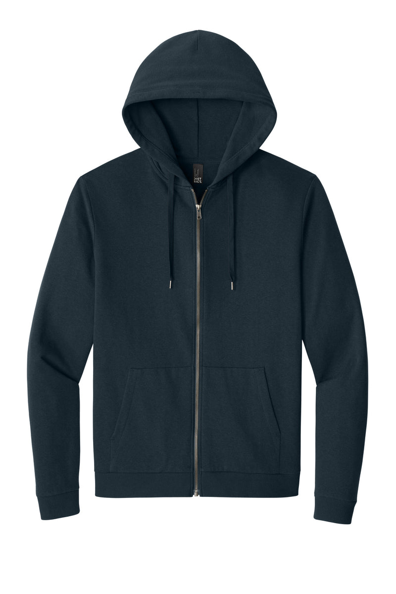 District Perfect Tri Fleece Full-Zip Hoodie - New Navy