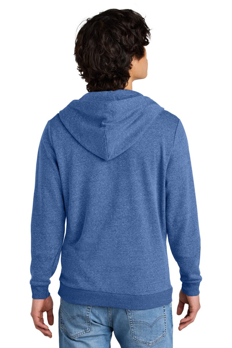 District Perfect Tri Fleece Full-Zip Hoodie - Royal Frost