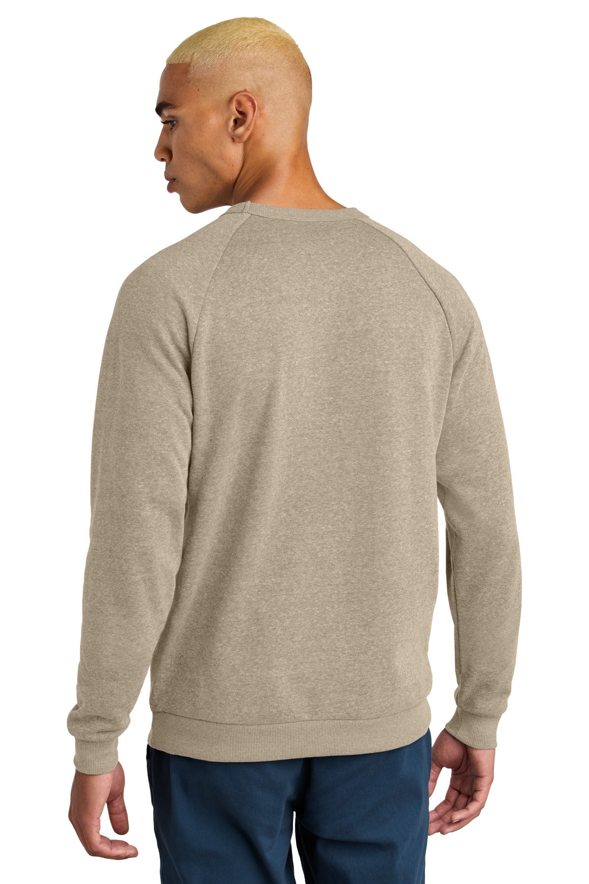 District Perfect Tri Fleece Crewneck Sweatshirt - Desert Tan Heather