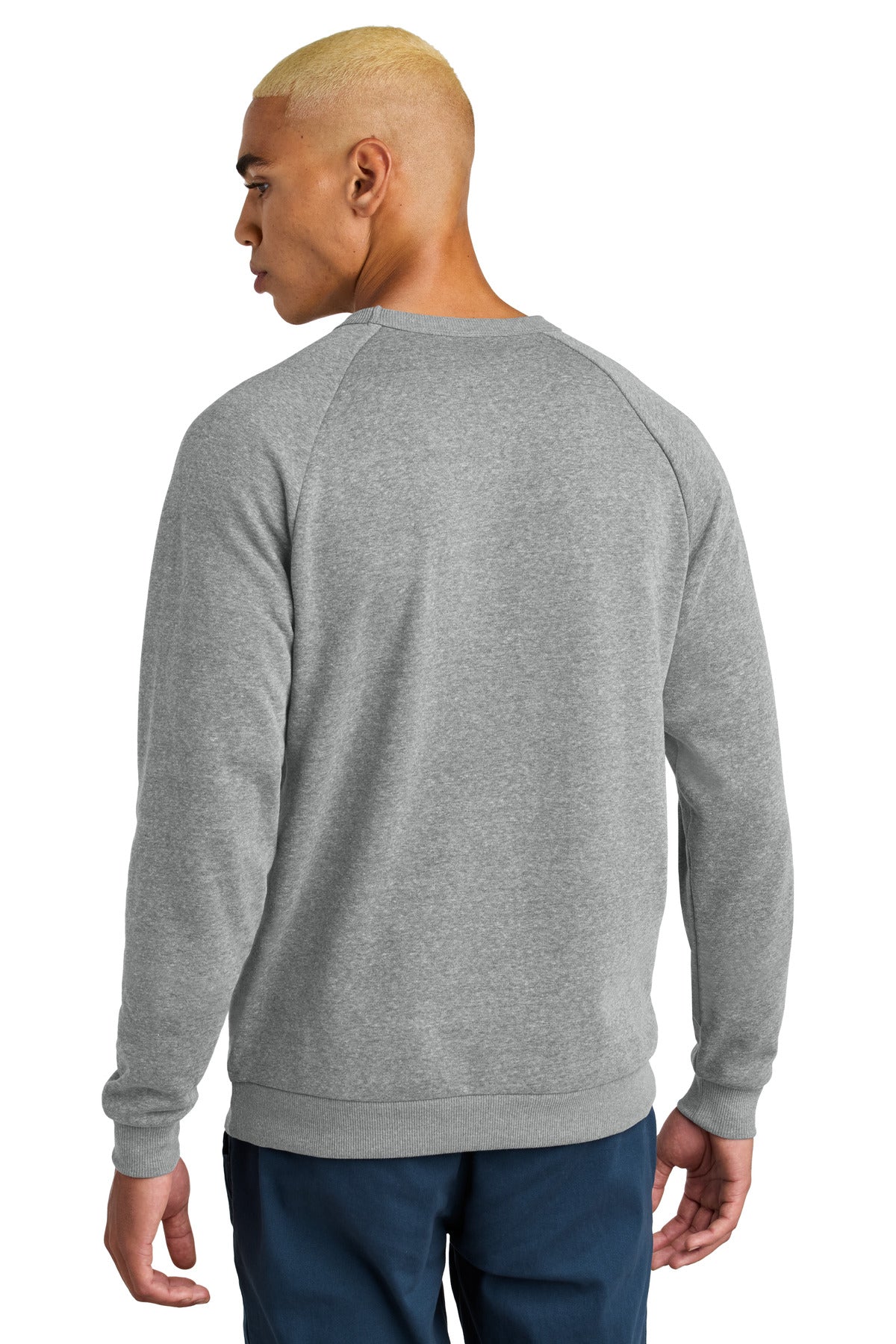 District Perfect Tri Fleece Crewneck Sweatshirt - Grey Frost
