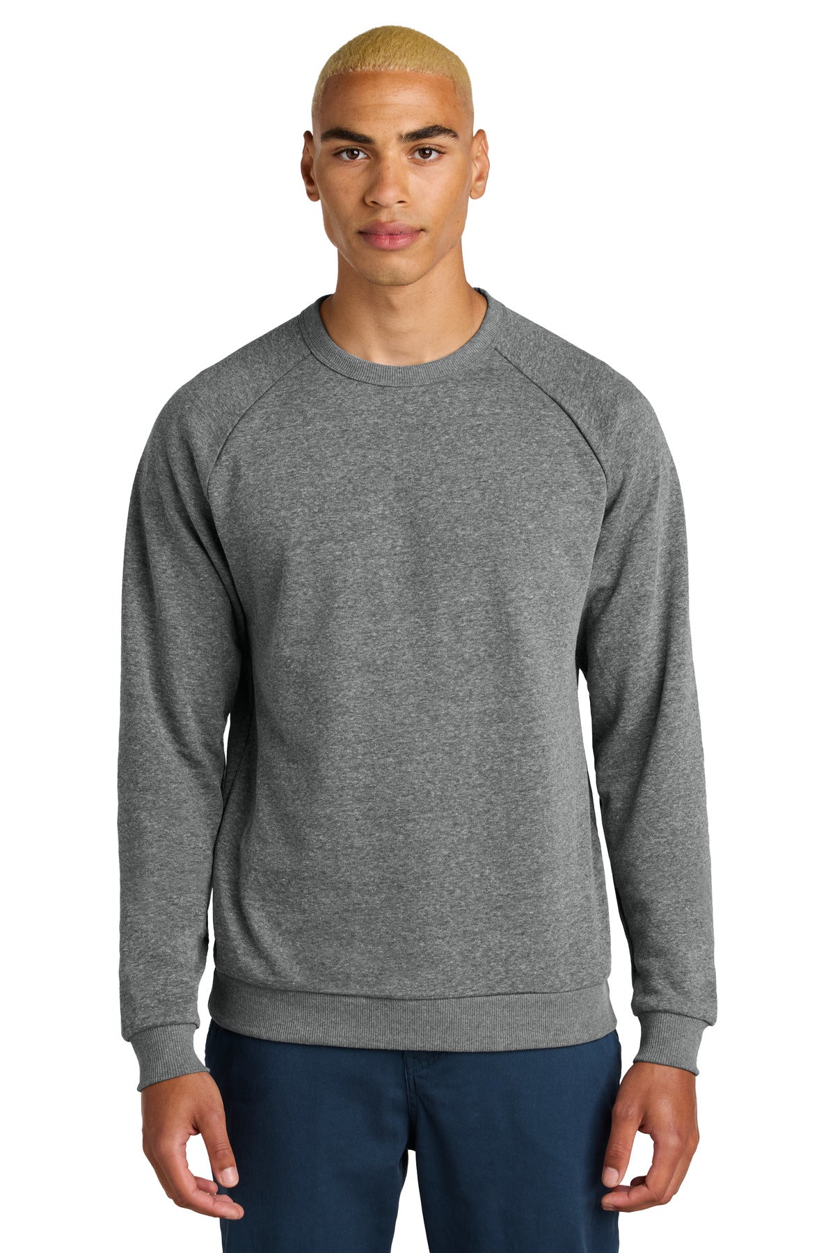 District Perfect Tri Fleece Crewneck Sweatshirt - Heathered Charcoal