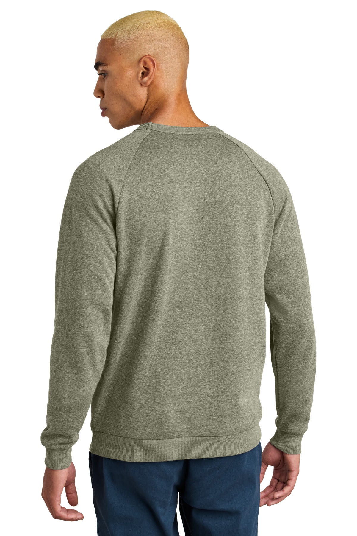 District Perfect Tri Fleece Crewneck Sweatshirt - Military Green Frost