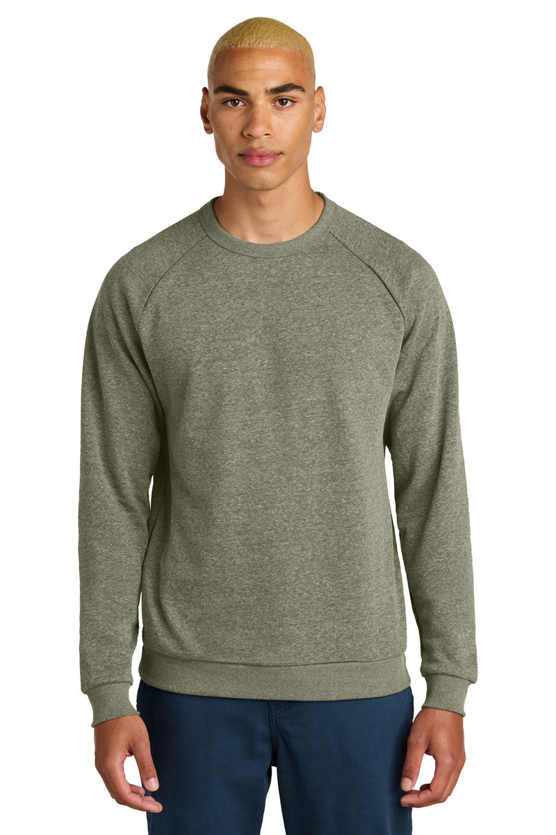 District Perfect Tri Fleece Crewneck Sweatshirt - Military Green Frost