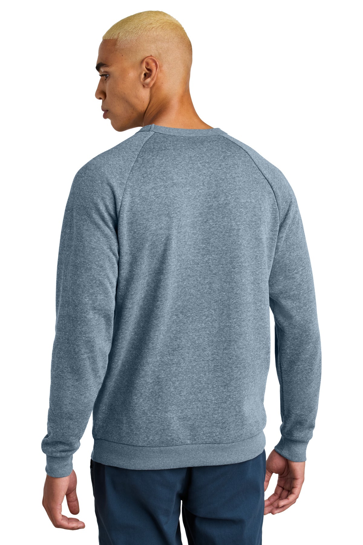 District Perfect Tri Fleece Crewneck Sweatshirt - Navy Frost