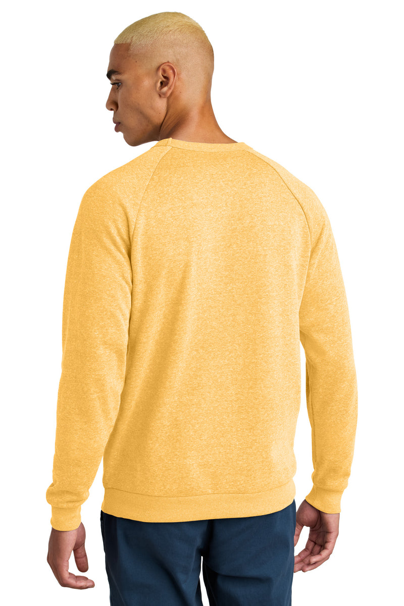 District Perfect Tri Fleece Crewneck Sweatshirt - Ochre Yellow Heather