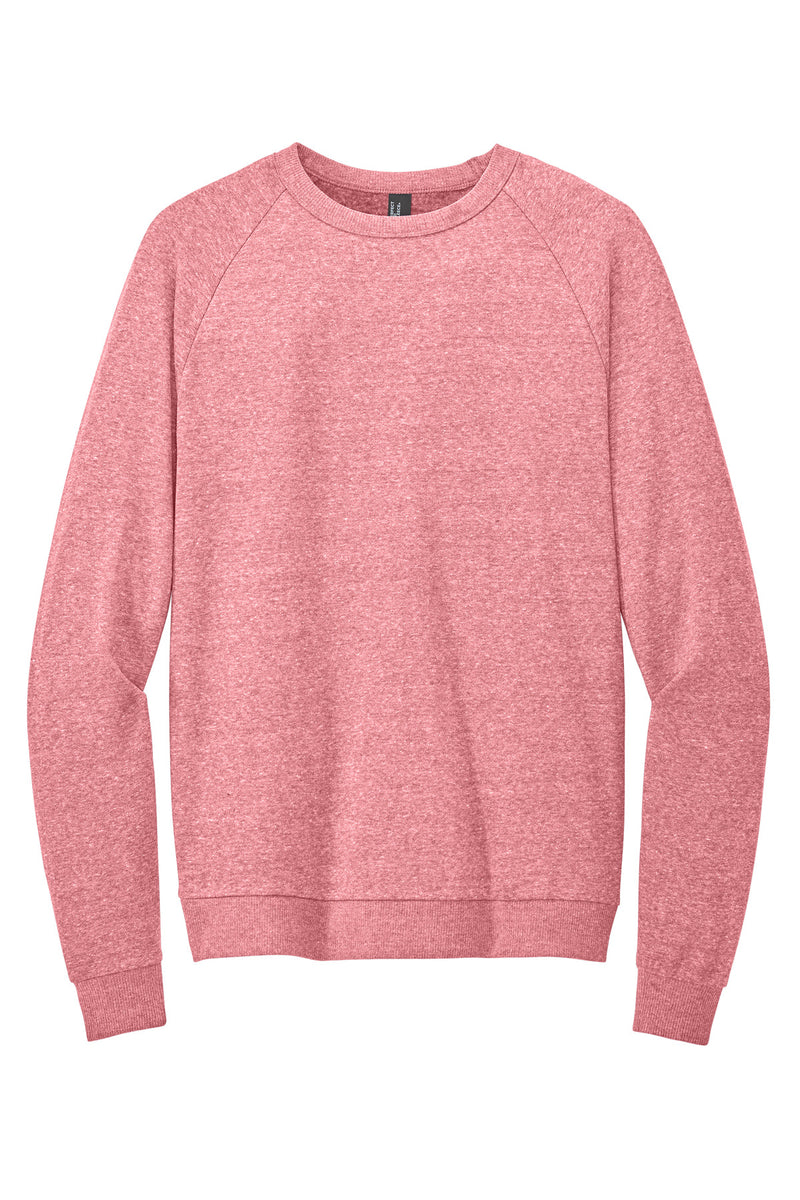 District Perfect Tri Fleece Crewneck Sweatshirt - Red Frost