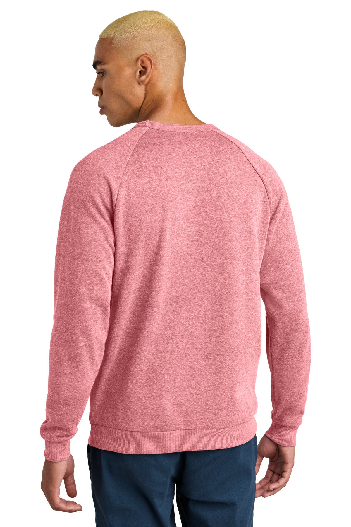 District Perfect Tri Fleece Crewneck Sweatshirt - Red Frost