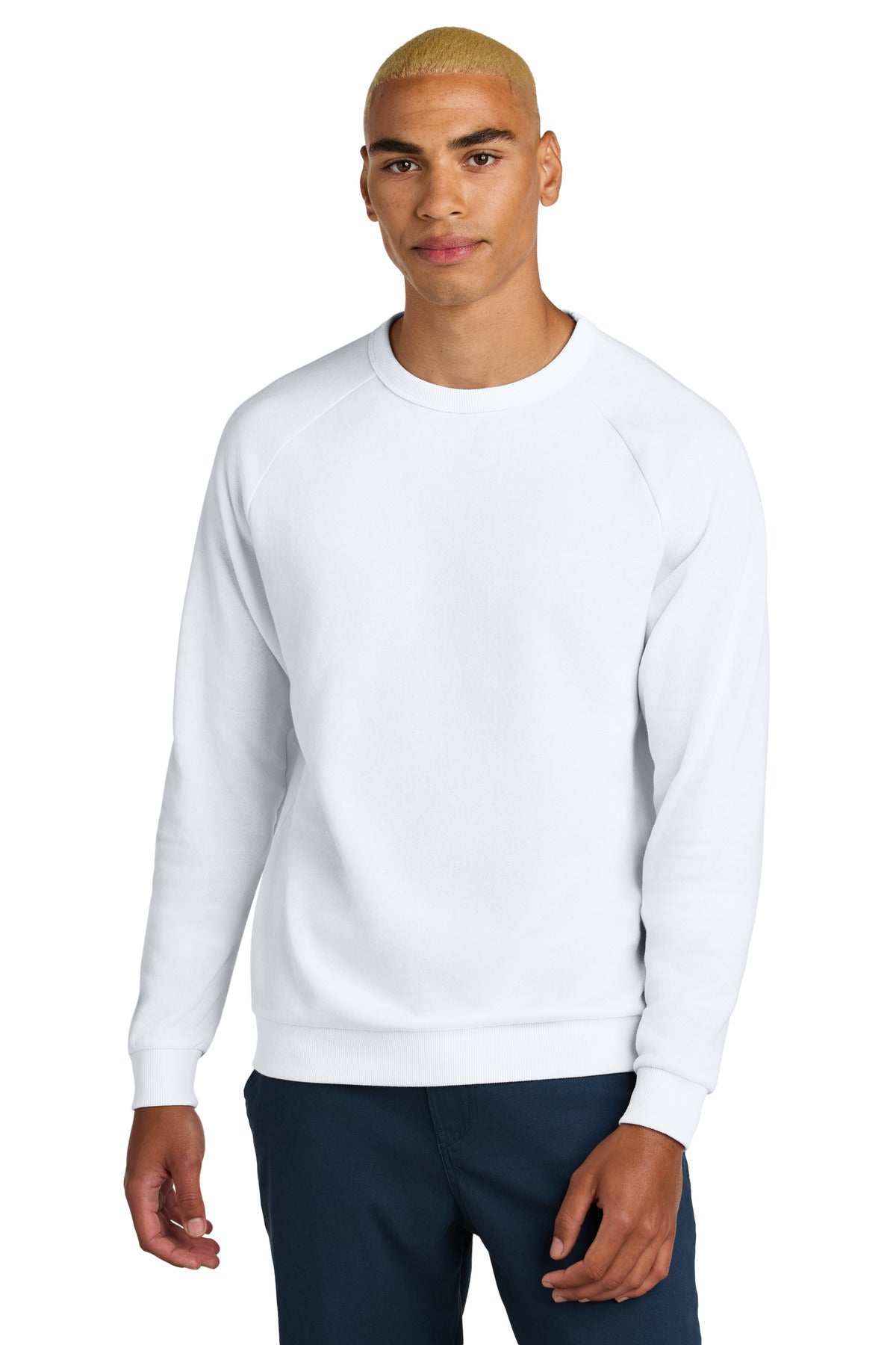 District Perfect Tri Fleece Crewneck Sweatshirt - White