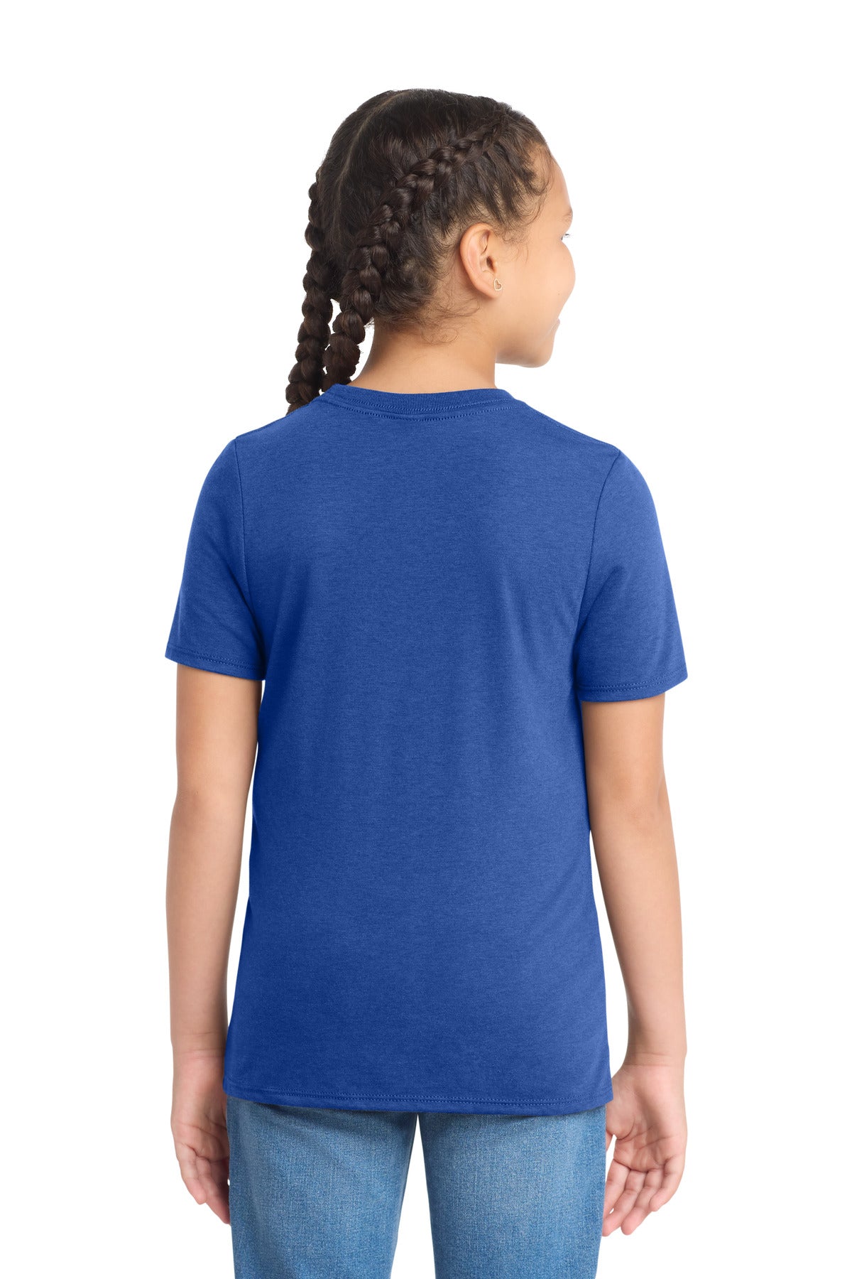 District  Youth Perfect Tri Tee - Deep Royal