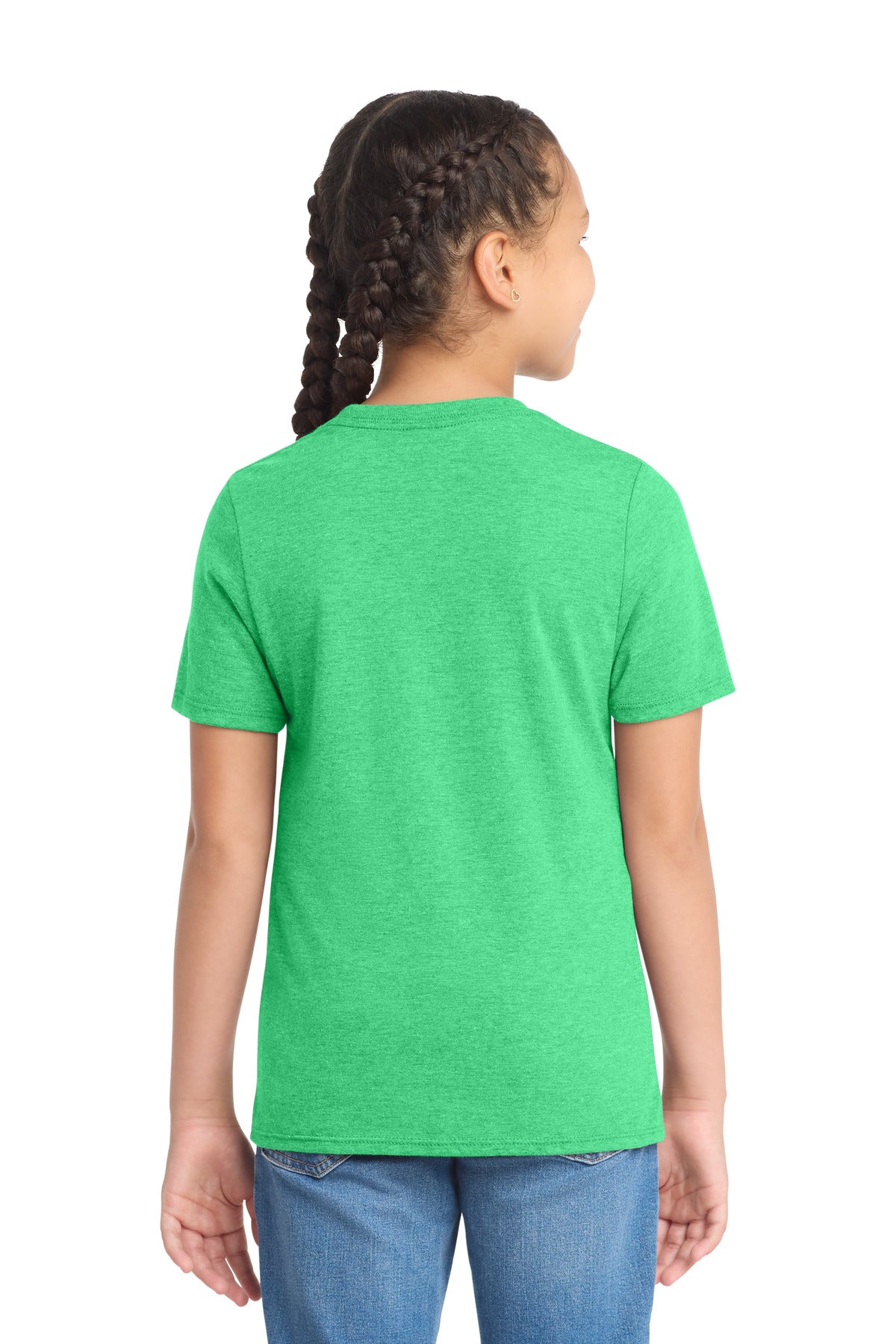 District  Youth Perfect Tri Tee - Green Frost