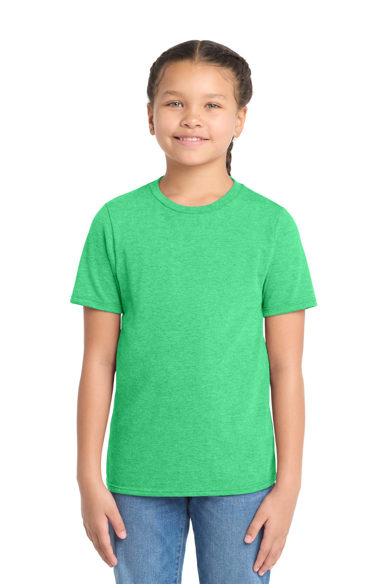 District  Youth Perfect Tri Tee - Green Frost