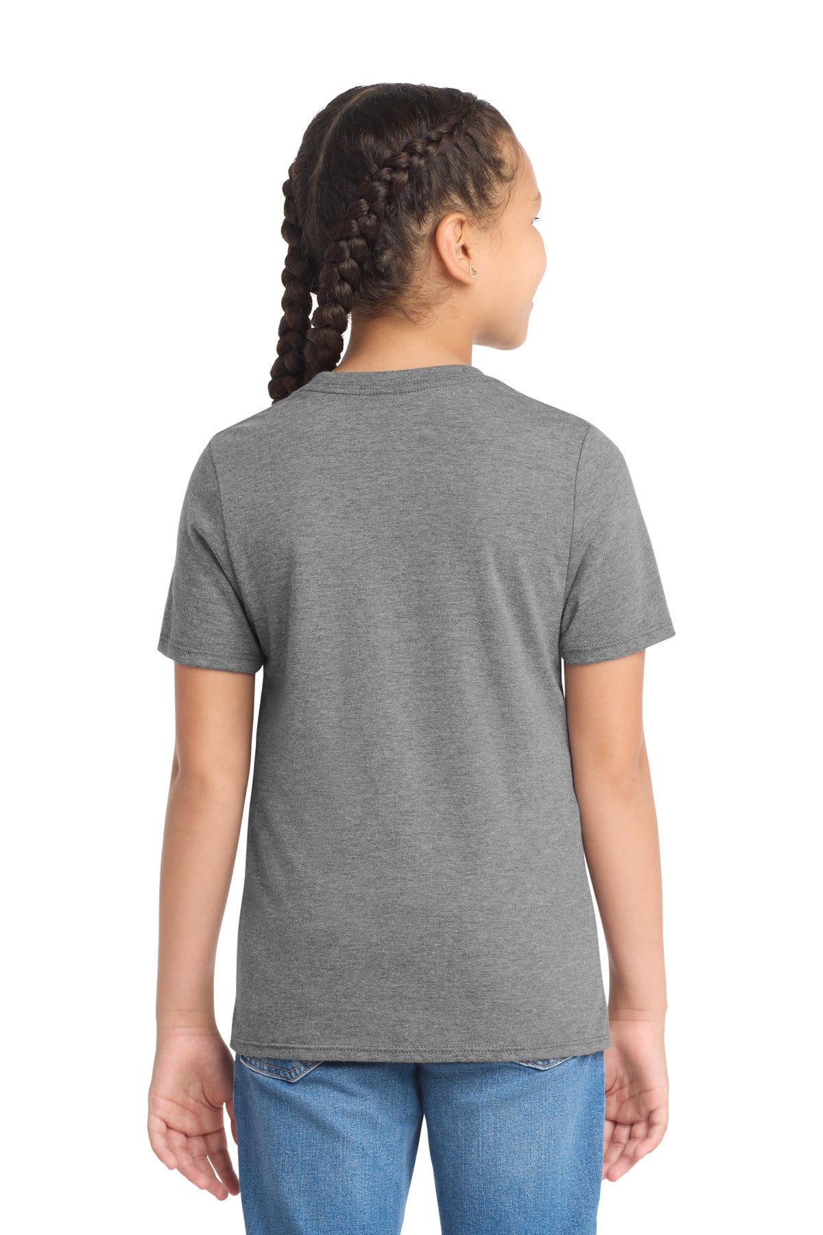 District  Youth Perfect Tri Tee - Grey Frost