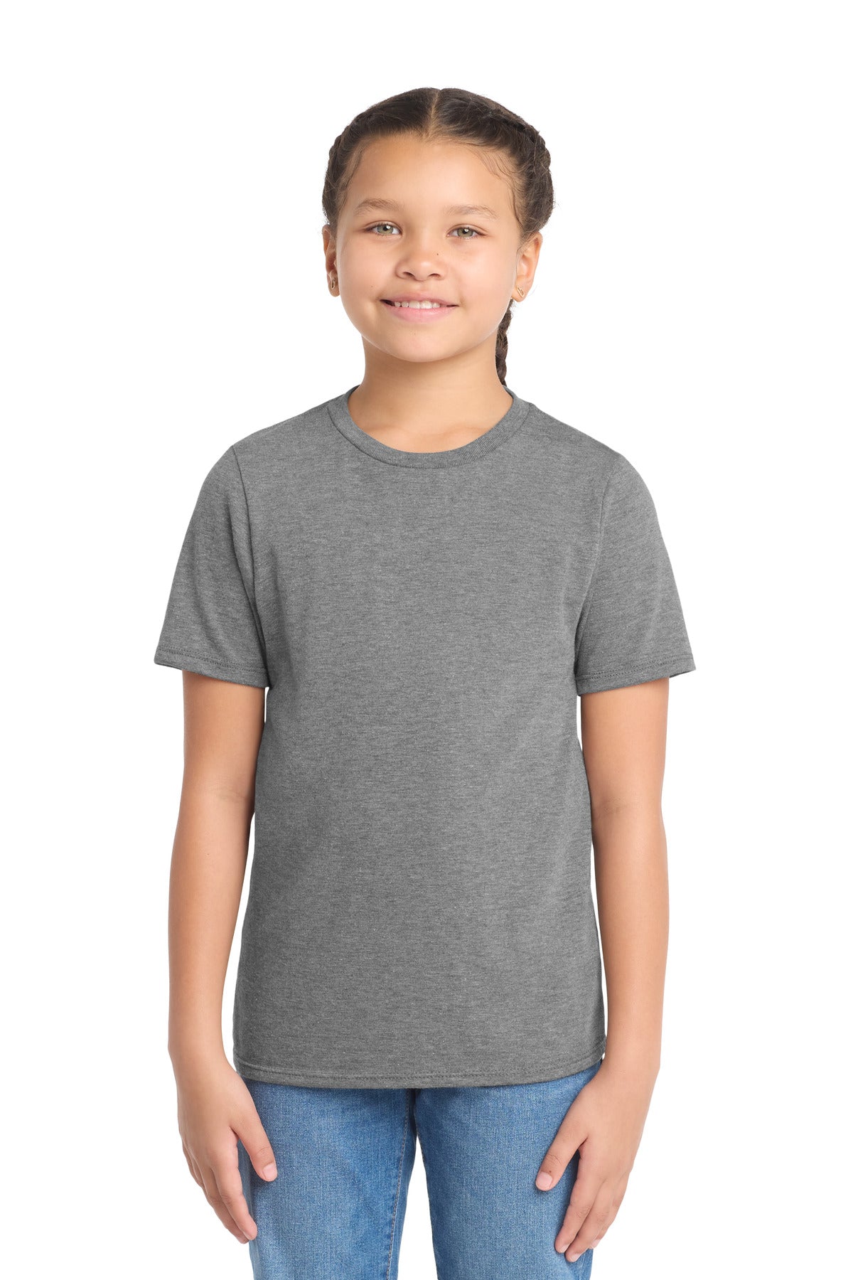District  Youth Perfect Tri Tee - Grey Frost