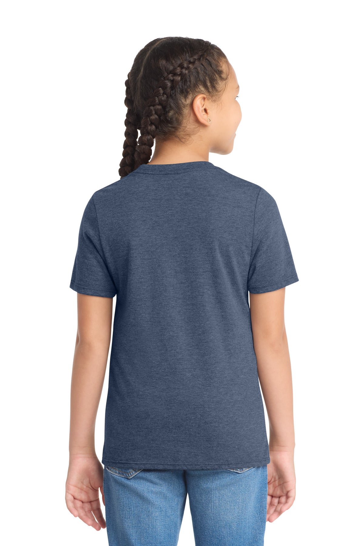 District  Youth Perfect Tri Tee - Navy Frost