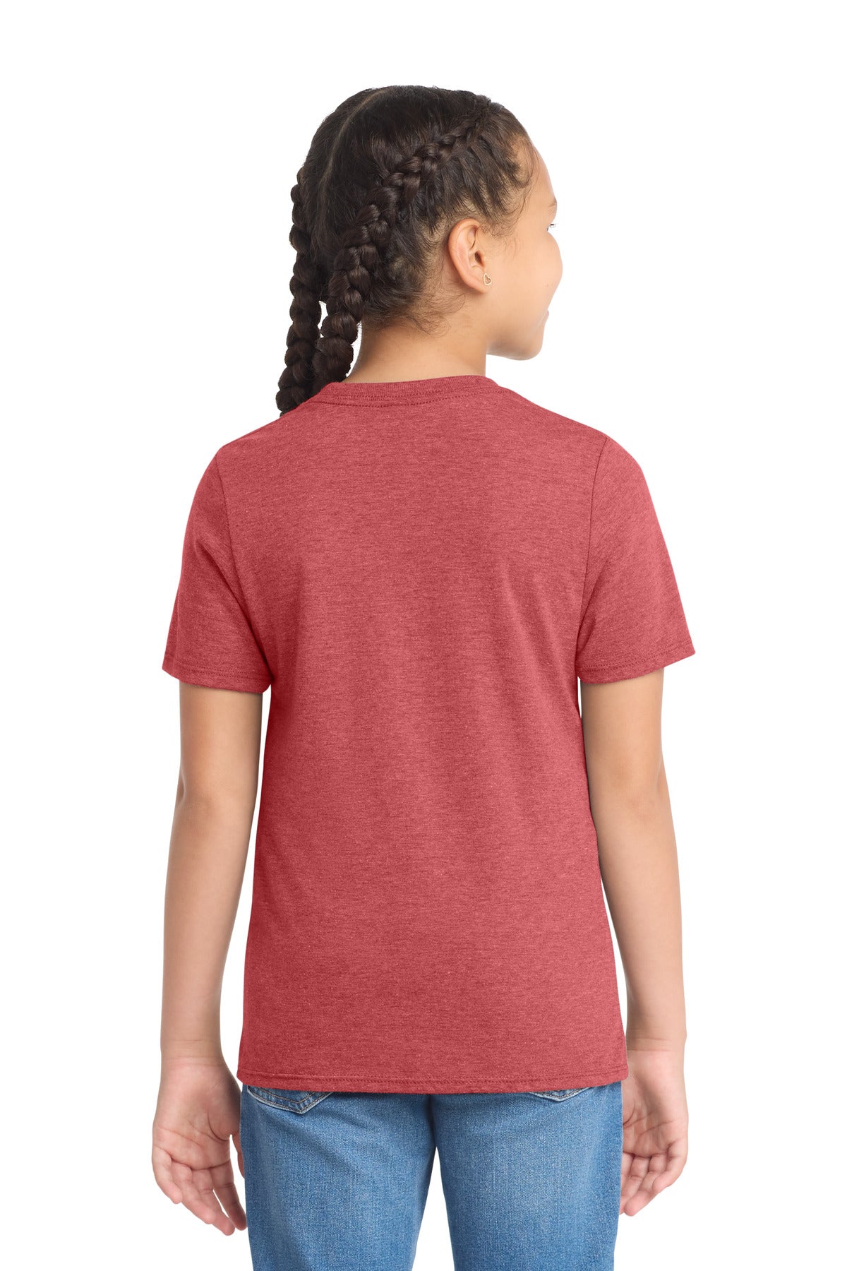District  Youth Perfect Tri Tee - Red Frost