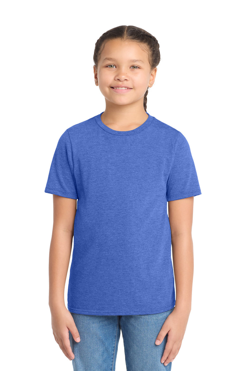 District  Youth Perfect Tri Tee - Royal Frost