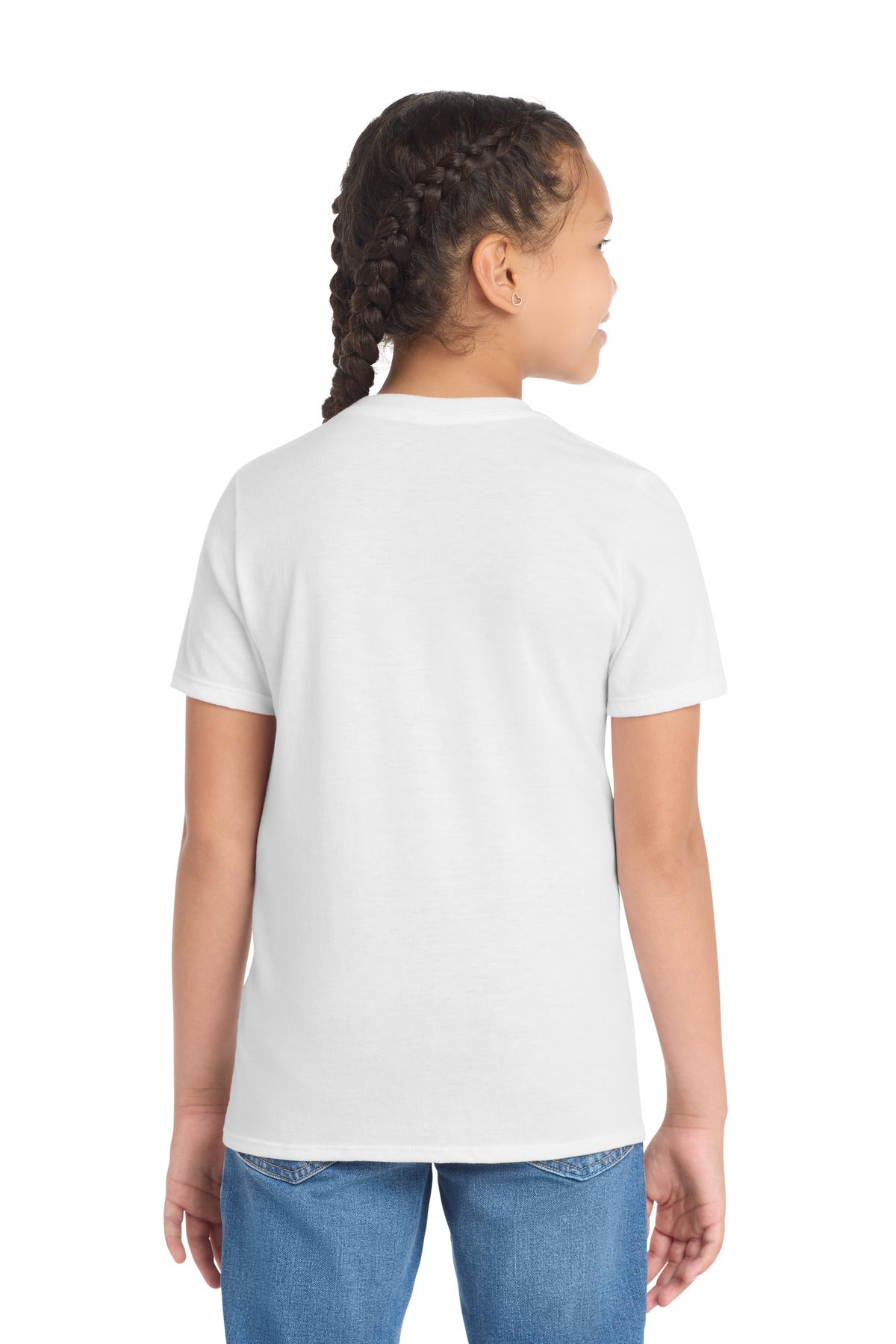 District  Youth Perfect Tri Tee - White