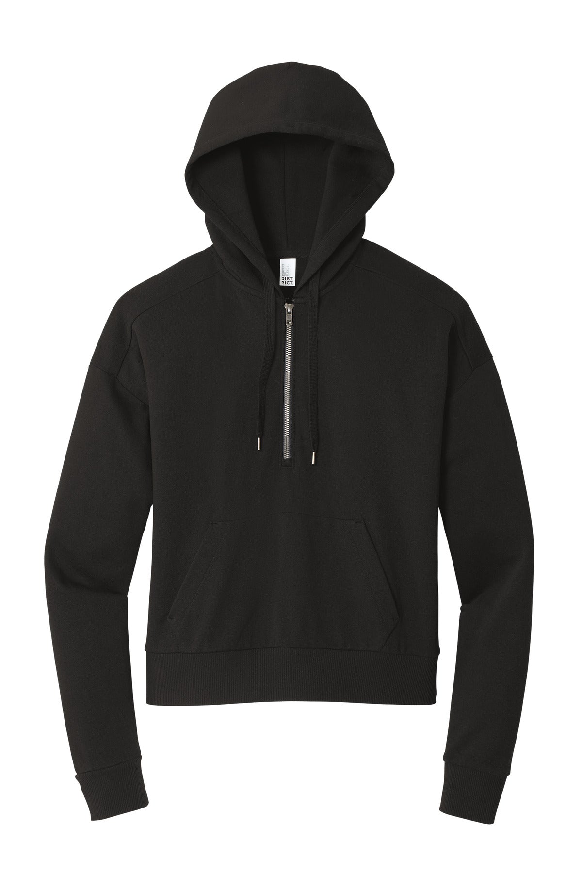 District Women's Perfect Tri Fleece 1/2-Zip Pullover - Black