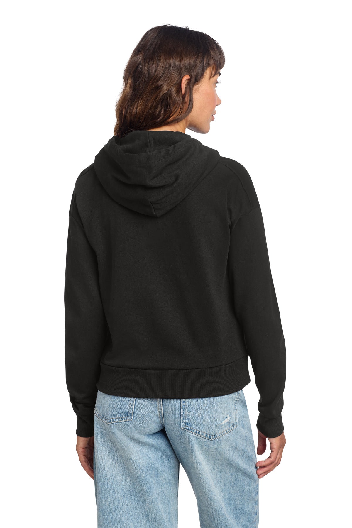 District Women's Perfect Tri Fleece 1/2-Zip Pullover - Black