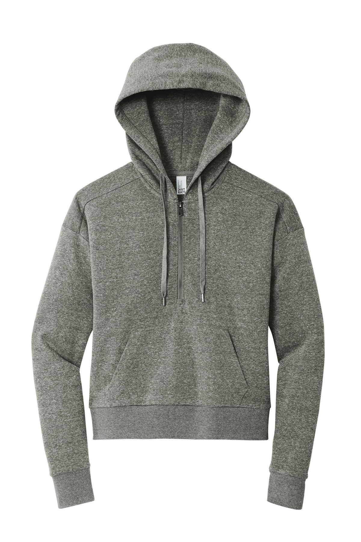 District Women's Perfect Tri Fleece 1/2-Zip Pullover - Heathered Charcoal