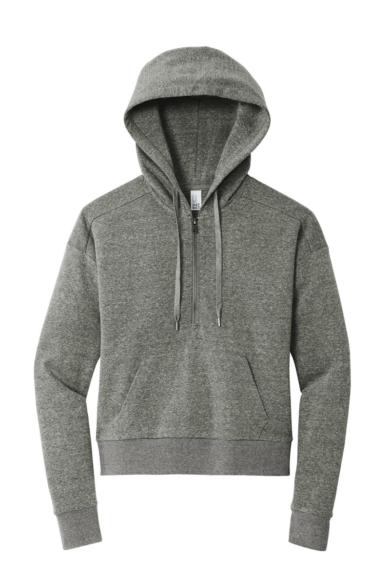 District Women's Perfect Tri Fleece 1/2-Zip Pullover - Heathered Charcoal
