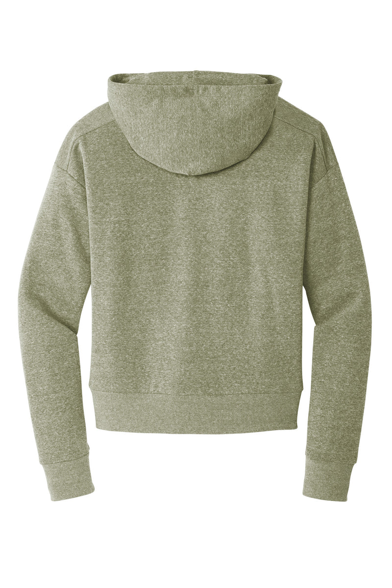 District Women's Perfect Tri Fleece 1/2-Zip Pullover - Military Green Frost