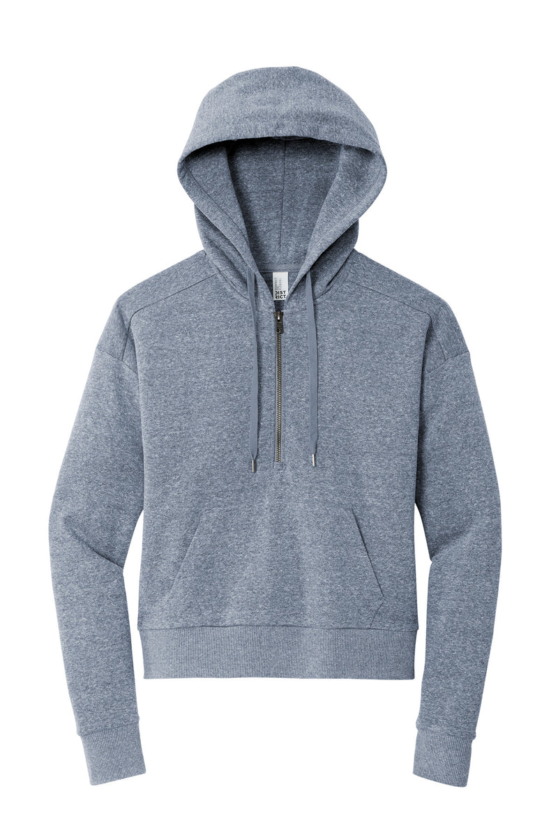 District Women's Perfect Tri Fleece 1/2-Zip Pullover - Navy Frost