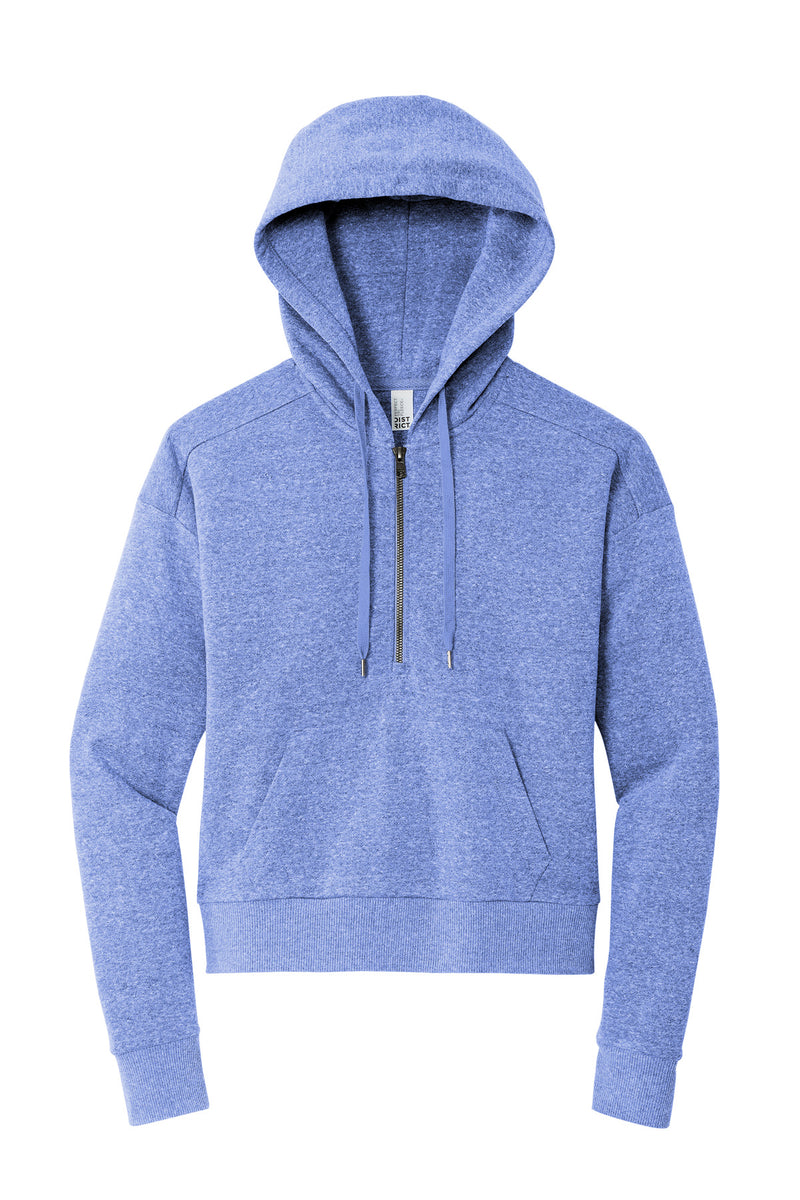 District Women's Perfect Tri Fleece 1/2-Zip Pullover - Royal Frost