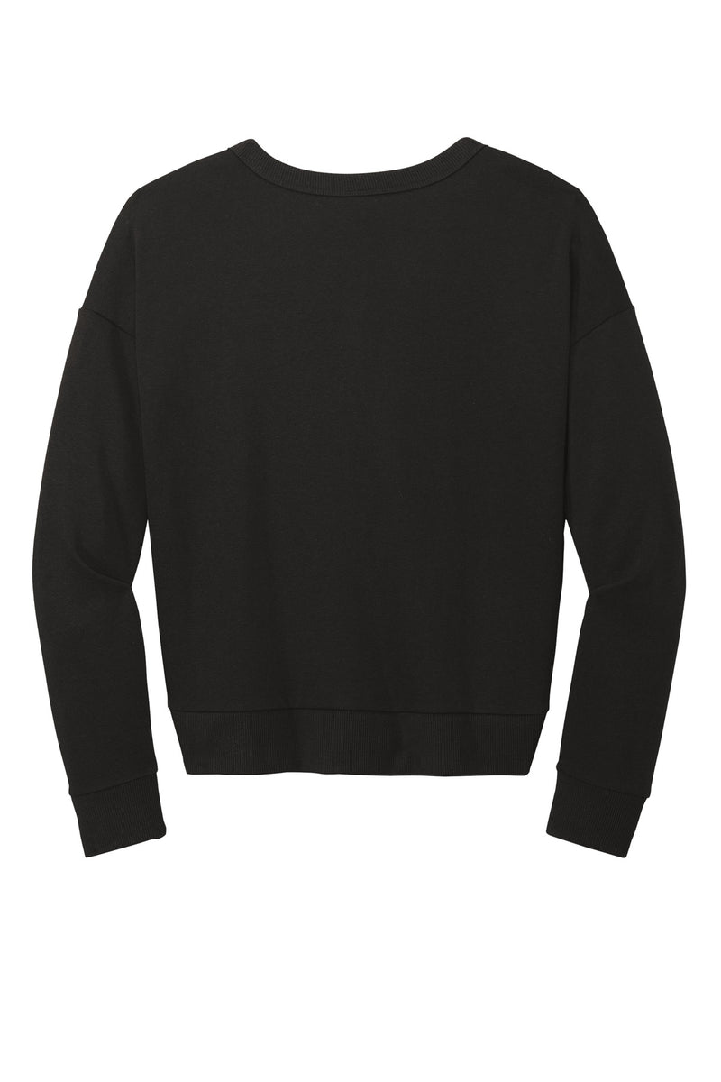 District Women's Perfect Tri Fleece V-Neck Sweatshirt - Black