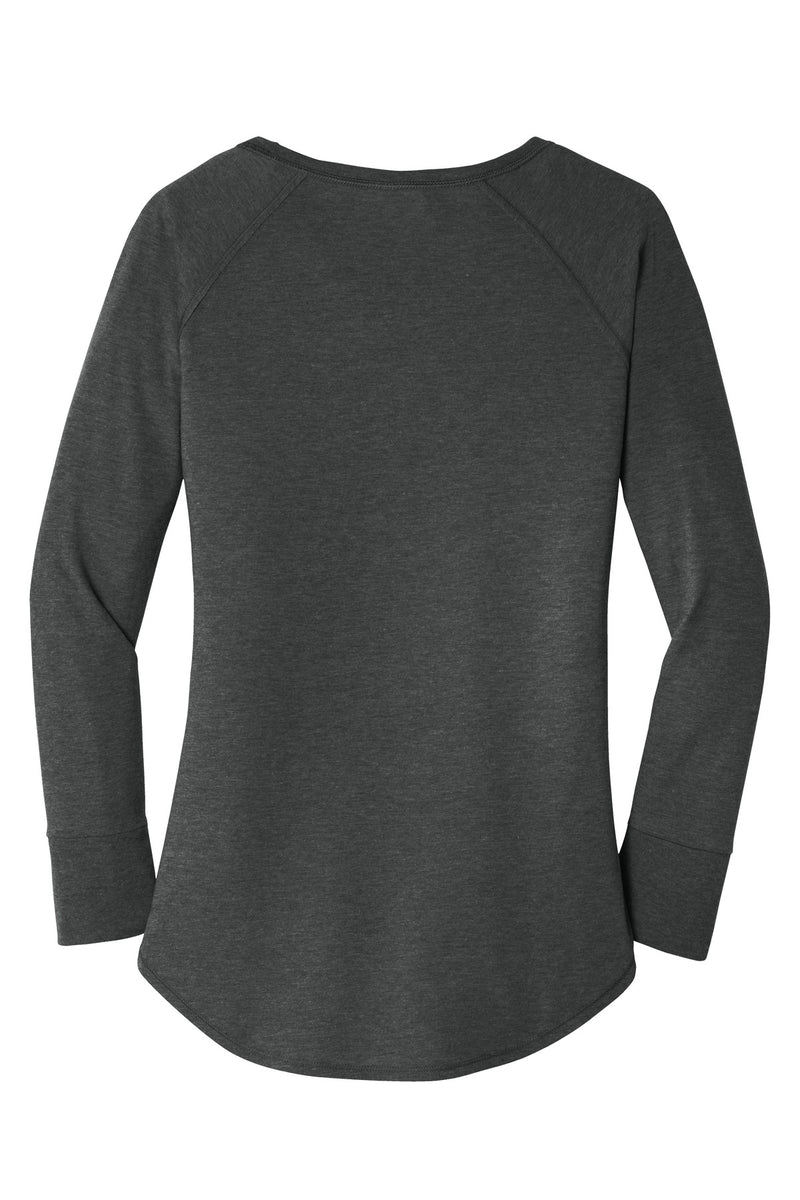 District  Women's Perfect Tri  Long Sleeve Tunic Tee - Black Frost